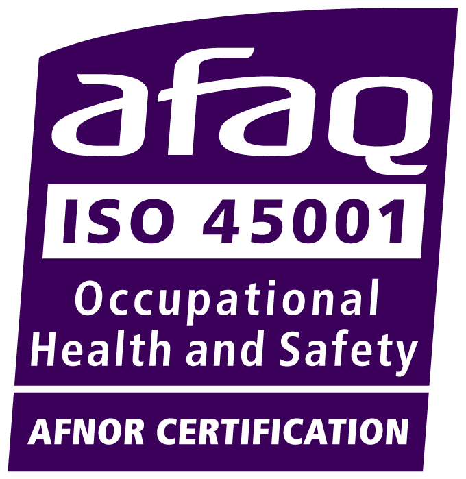 Logo AFNOR Certification - ISO 45001