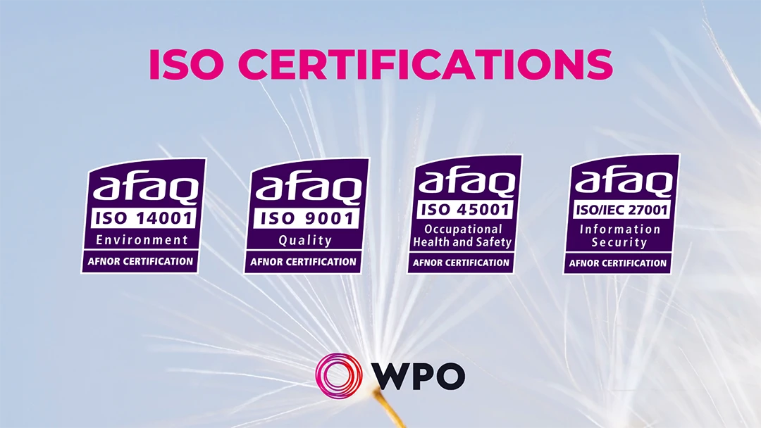 WPO iso certifications